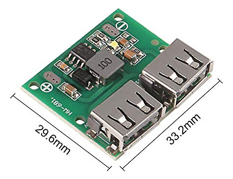 Pack 4pcs Regulador Dc-dc Usb 5v 3a Para Coche