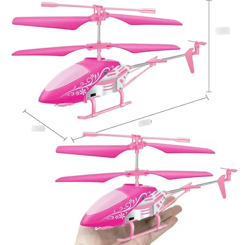 Helicóptero RC 2.4GHz Con Giroscopio Y Luz LED Para Niños | Despegue Con Un Toque | Regalo De Vuelo De Interior