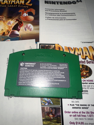 Rayman 2 The Great Scape N64 Na Caixa (Usado)