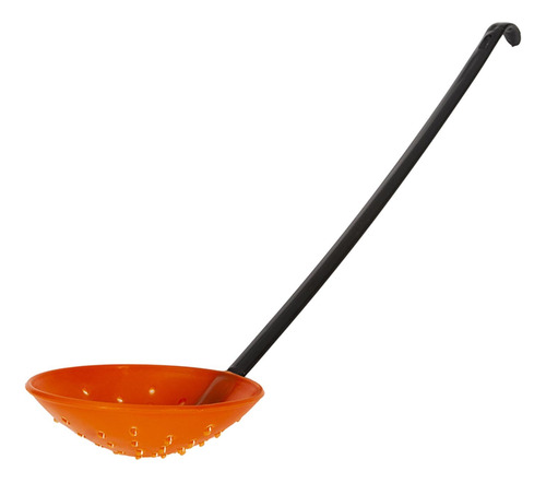 2 Cuchara De Diseño De Gancho De Negro Y Rojo Anaranjado