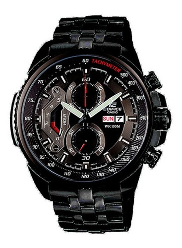 Reloj Casio Edifice Ef-558bk-1av - 100% Nuevo Y Original