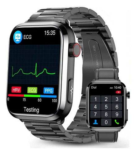 Smart Watch Hombres Ecg Azúcar En Sangre Llamada Bluetooth