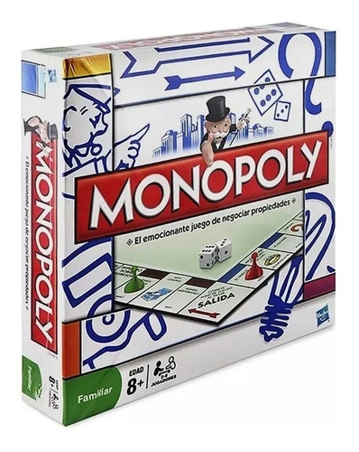 Monopoly Juego De Mesa Familiar  Hasbro @ Mi Cielo Azul