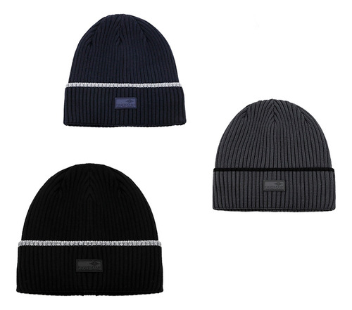 Gorro Acrílico Alpine Skate Estilo Casual Ajuste Cómodo Negro M Lisa