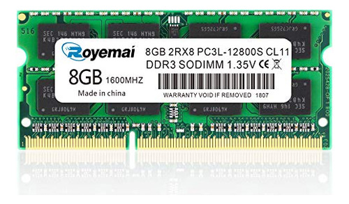 Duomeiqi 8 Gb Ddr3/ddr3l 1600 Mhz Sodimm 2rx8 Pc3/pc3l-12800