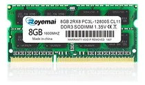 Comprar Duomeiqi 8 Gb Ddr3\u002Fddr3l 1600 Mhz Sodimm 2rx8 Pc3\u002Fpc3l-12800