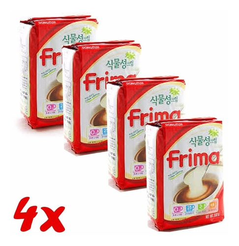 Kit Creme Pronto Para Café Frima Em Pó 4 Unidades Hachi8