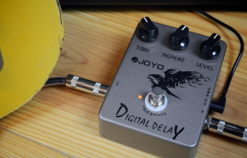 Pedal Guitarra Joyo Jf 08 Digital Delay Prata