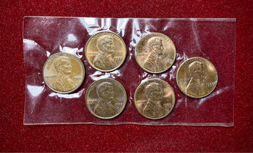 Lote X6 Monedas 1 Cent Estados Unidos Oferta Numisgam.