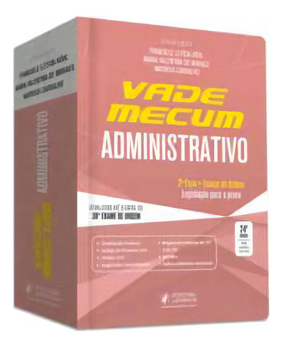 Vade Mecum Administrativo - 39º Exame De Ordem, De Carvalho, Matheus. Editora Juspodivm, Capa Dura, Edição 24 Em Português, 2023