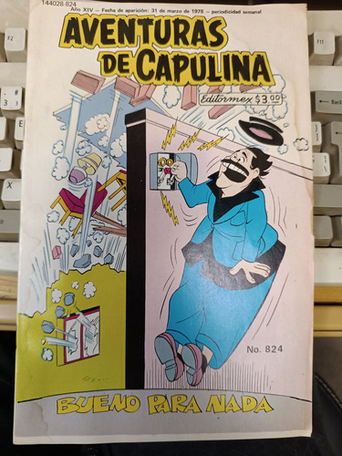 Cómic Aventuras De Capulina 824