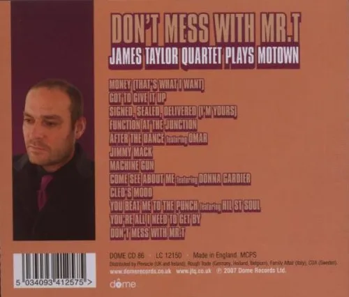 Cd Don't Mess With Mr T (taylor James -quartet-)