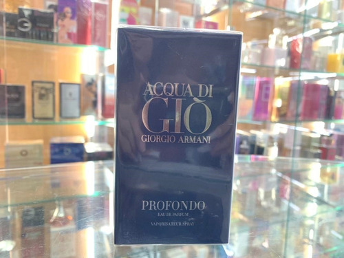 Perfume Aqcua Di Gio Profondo 125ml Eau De Parfum Caballero.