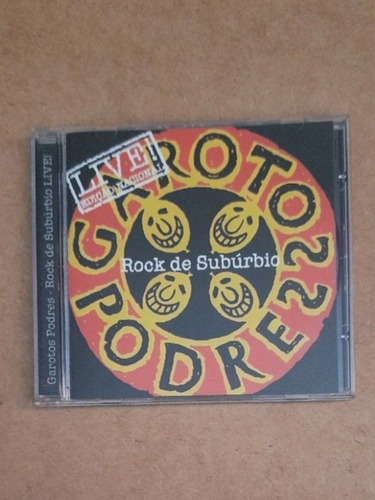 Cd Garotos Podres- Live (Usado)