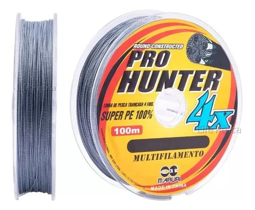 100m Linha Multifilamento Pro-hunter 0,35mm 50lbs-31,2kgs