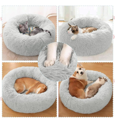 Cama Para Mascota Perros Gatos Mascota Lavable Felpa Suave