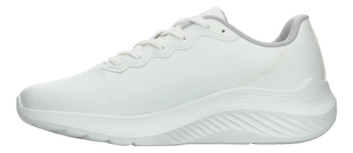 Tenis Hombre Skechers Blanco Deportivo Entrenamiento Running Escolar Agujetas Cómodo Para Caballero