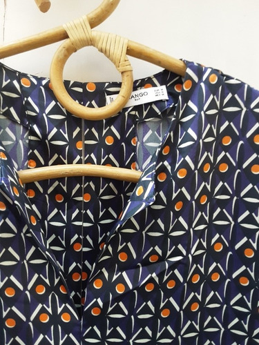 Vestido Azul Mango Talla M