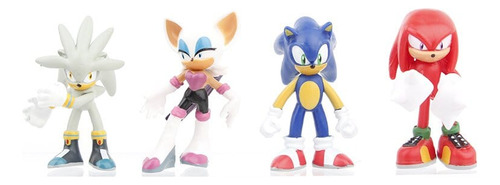 Set 12 Figuras Juguete Sonic Shadow Tail Dr Eggman Vectoc