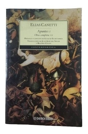 Libro Fisico Elias Canetti Apuntes 1 Obra Completa Tomo Vii