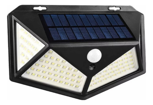 Lampara Solar 190 Led Smd Aplique Exterior Sensor 4 Modos