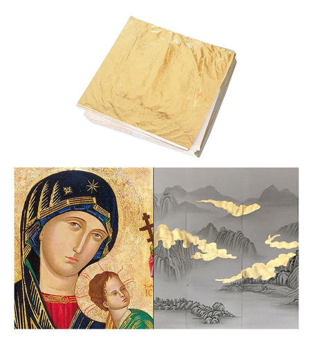 Hojas De Pan De Oro Para Pintar Artesanías De Resina Oro