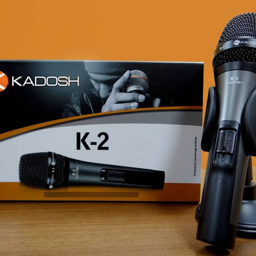 Microfone Com Fio Kadosh K-2 Com Bag Cachimbo Profissional