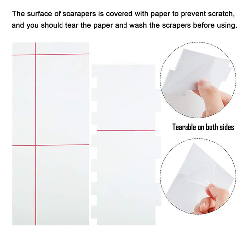 6x Más Suave De Pastel De Acrílico Transparente,
