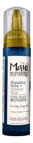 Maui Moisture Flexible Hold + Coconut Milk Curl Foam Mousse,