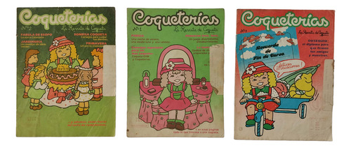 Coqueterias 1987 Lote 3 Revistas Catalogo Nenas Vintage 80s (Usado)