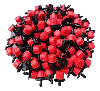 Nicejoy 100 Goteros De Riego Con Emisores De Riego Ajustables Micro 8 Agujeros Para Jardín Invernadero