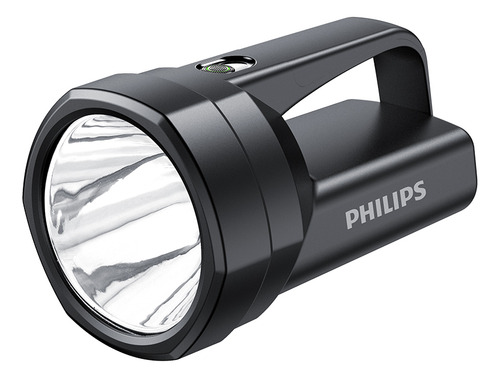 Lanterna Philips Sfl 3121 Recarregável 200 Lúmens Branco Preto
