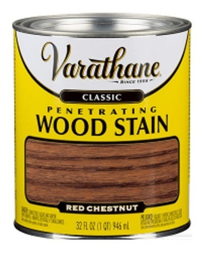 Tinte Para Madera Varathane Classic 0,946lts Color Castaño Rojo