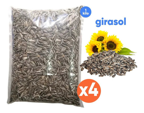 Semillas Girasol Premium 1 Kg