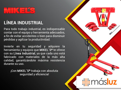 Montacargas 1 Ton Mikel's Manual Hidráulico Ancho