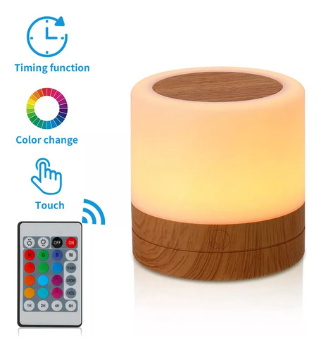 Lámpara De Mesa Táctil, Lámpara Led, Rgb, Lámpara De Control