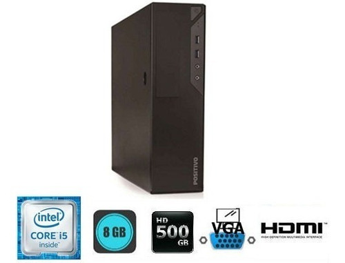 Cpu Positivo Master Intel Core I5 7ger 4gb Hd 1tb - Barato