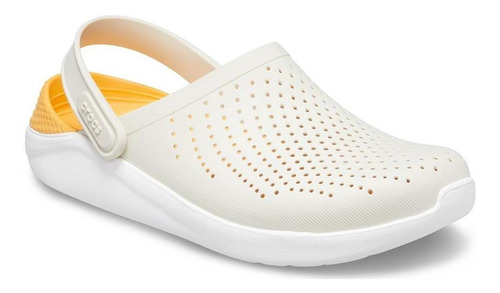 Imagem 2 de 5 de Crocs Literide Clog Stucco/orange Sorbet
