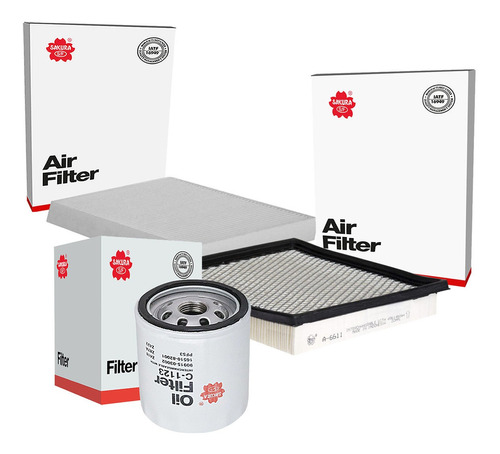Kit Filtros Aceite Aire Cabina Town & Country 3.3l V6 2008