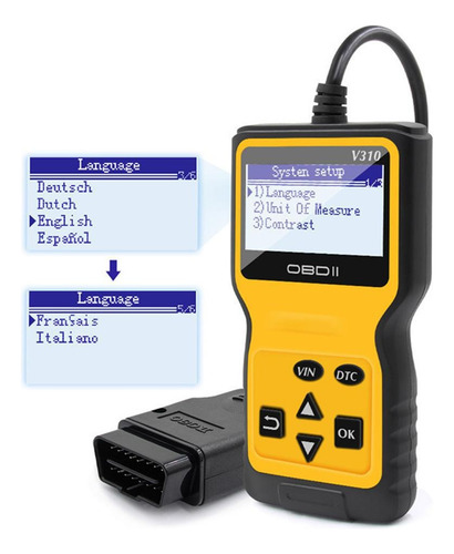 Escáner Obd2 Para Automóvil, Herramienta De Diagnóstico, Lec