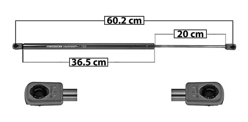 Amortiguador 5a Puerta Izq/der Ford Ikon 10-14 Spart