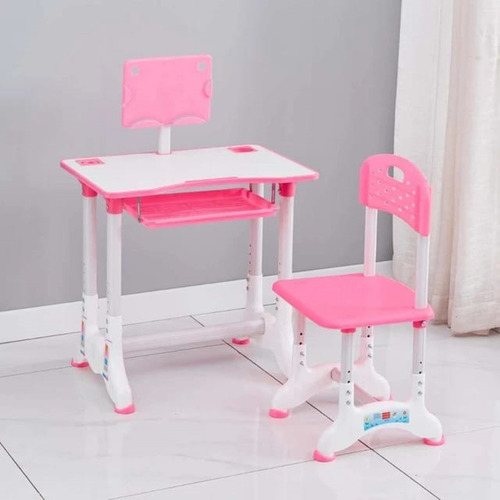 Imagen 3 de 10 de Juego De Escritorio+silla Para Niños, Lámpara Mesa De Tareas