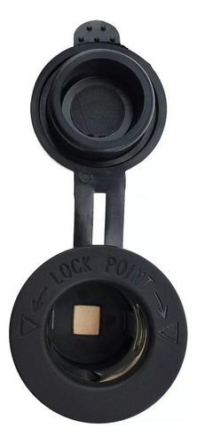 Ch Tomada 12v 24v Plug Acendedor Fêmea Cigarro Moto Carro +