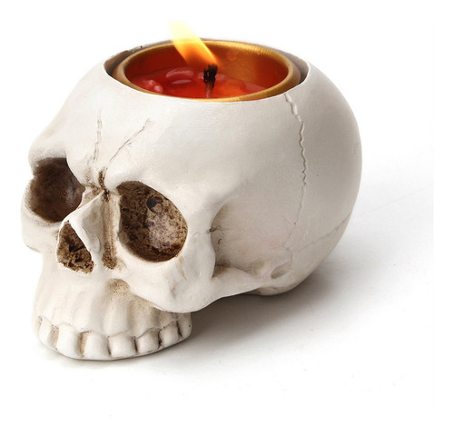 Vela Crafts Con Forma De Calavera, Soporte Para Velas De Té