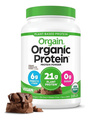 Orgain Organic Proteína Orgánica De Absorción Rápida