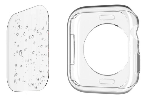 Protector Hidrogel + Estuche Para Apple Watch 41mm 45mm