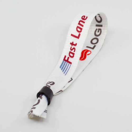 Imagen 1 de 7 de Pulseras Seguridad Poliester Full Color Doble Faz Pack 750u