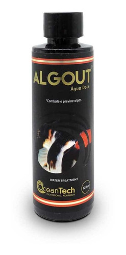 Algout 120ml (trata Até 1200 L) Algicida Para Aquários