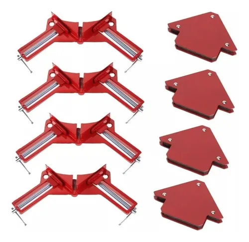Escuadras Magnetica 50 Libras + Prensas Esquinera Mueble
