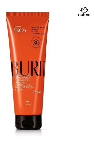 Natura Ekos Protector Solar Mineral Buriti 120 Ml.